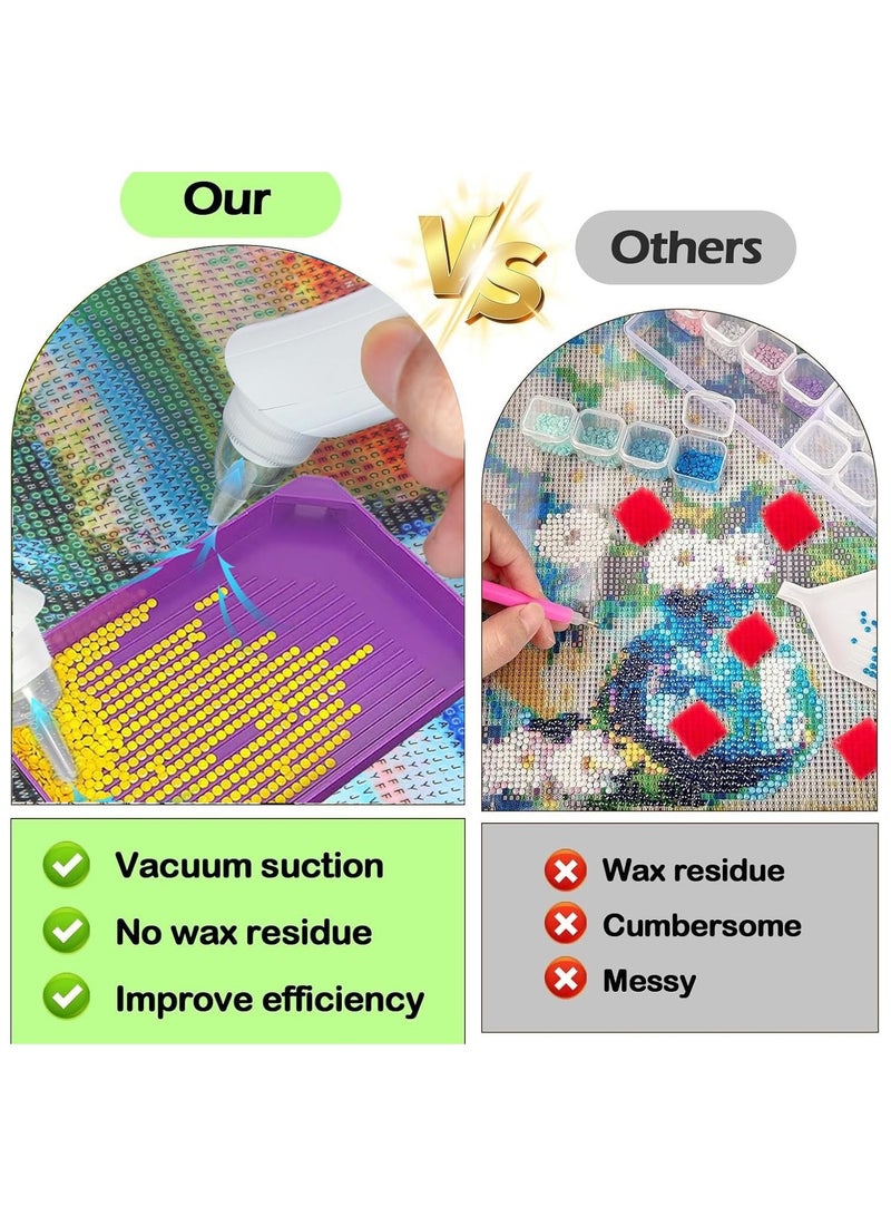 general Electric Diamond Brush Adjustable Suction Mode Cordless Diamond Art Brush with Vacuum Pump - Image 3