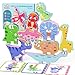Zeoddler Montessori Toys for Toddlers 10 Pack Wooden Dinosaur Stacking Blocks Sorting Stacking Preschool Learning Activities Gift for Boys Girls - Image 2