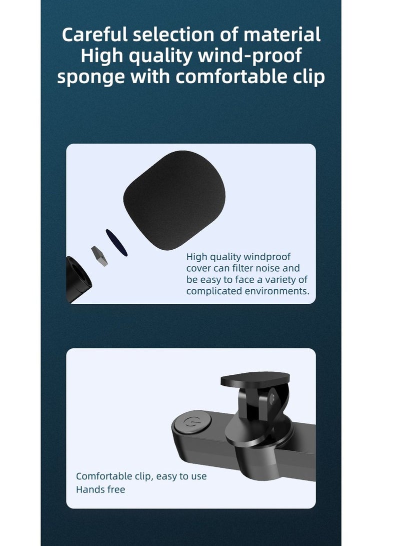 GULFLINK GULFLINK wireless one to two lavalier microphone Lighting - Image 4