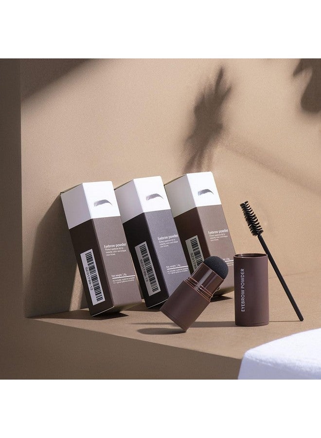 AMY'S DIARY Eyebrow Stamp Stencil Set Eyebrow Stencils Shaping Kit Longlasting Eyebrow Pomade For Women Girl Crueltyfree Plantillas Para La Cejas (Dark Brown) - Image 5