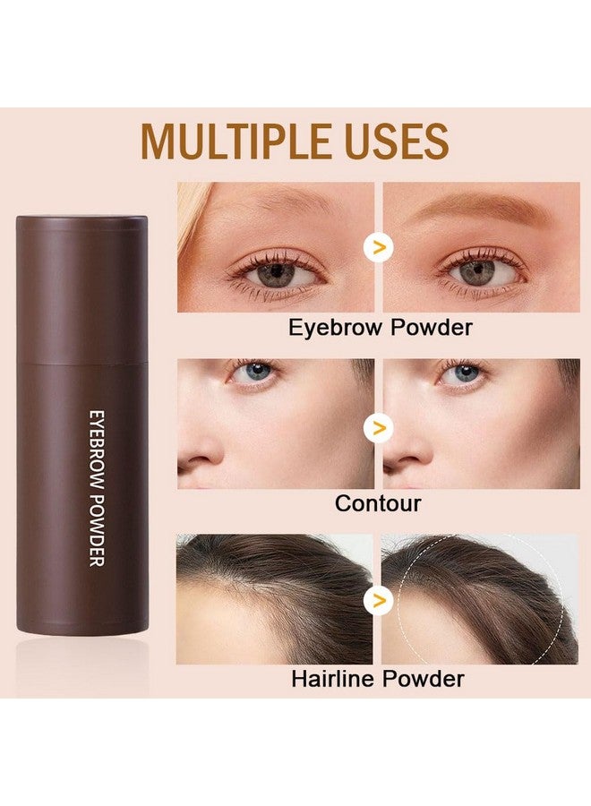 AMY'S DIARY Eyebrow Stamp Stencil Set Eyebrow Stencils Shaping Kit Longlasting Eyebrow Pomade For Women Girl Crueltyfree Plantillas Para La Cejas (Dark Brown) - Image 3