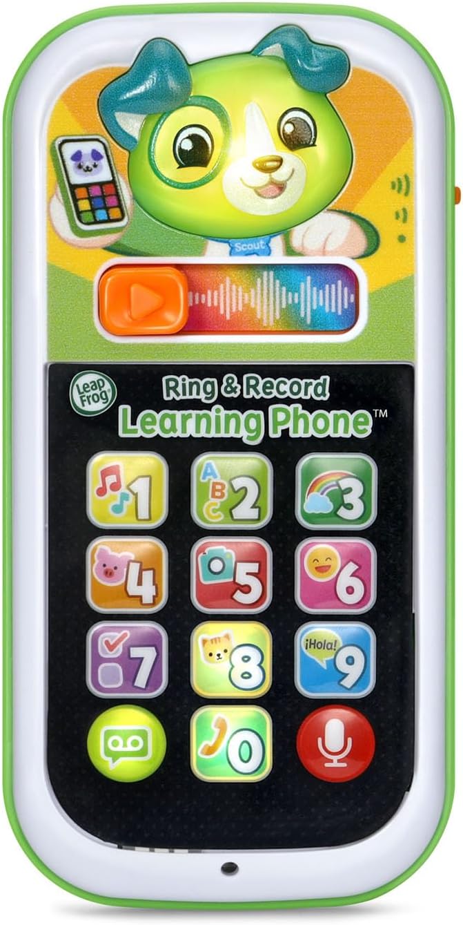 LeapFrog Scout's Ring and Record Learning Phone, Infant Pretend-Play Toy - Image 2