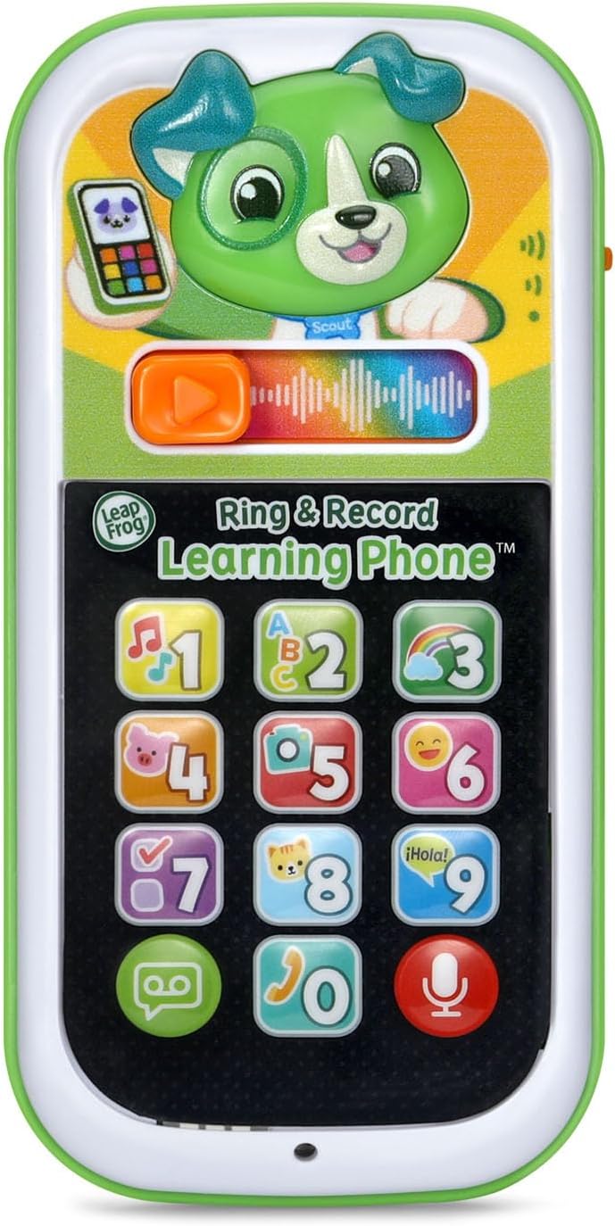 LeapFrog Scout's Ring and Record Learning Phone, Infant Pretend-Play Toy - Image 1