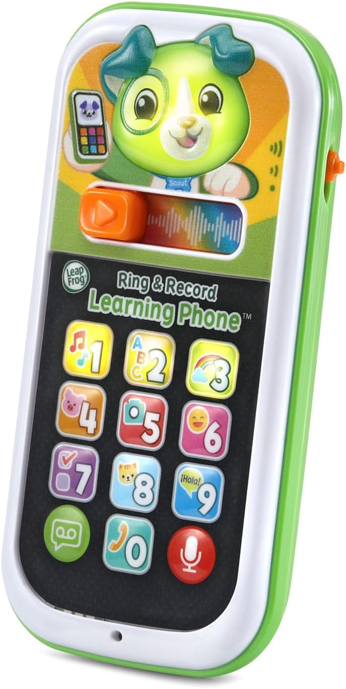 LeapFrog Scout's Ring and Record Learning Phone, Infant Pretend-Play Toy - Image 3