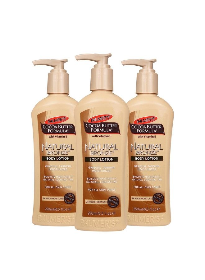 PALMER'S Cocoa Butter Formula Natural Bronze Body Lotion 8.5 Ounces Pack Of 3 - Image 1