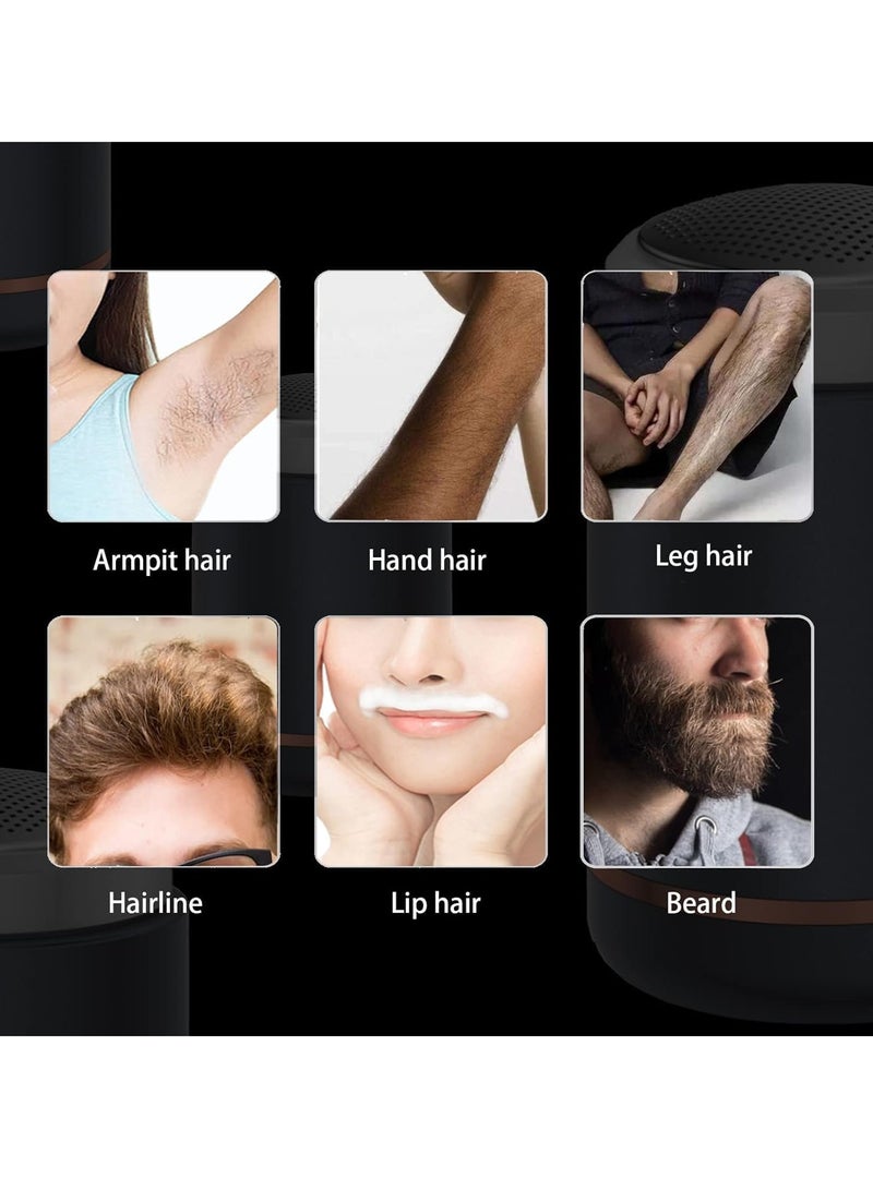 AirYoung Electric Mini Razor for Men Portable Travel Face Shaver Wet & Dry Waterproof Shaver Beard Trimmer Cordless USB Charging Facial Hair Groomer for Men Teen Boys Face, Trimmer - Image 4