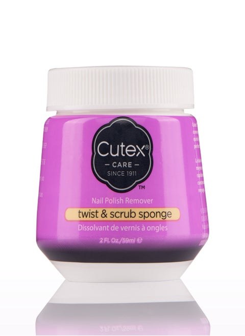 Nail Polish Remover Twist & Scrub Sponge