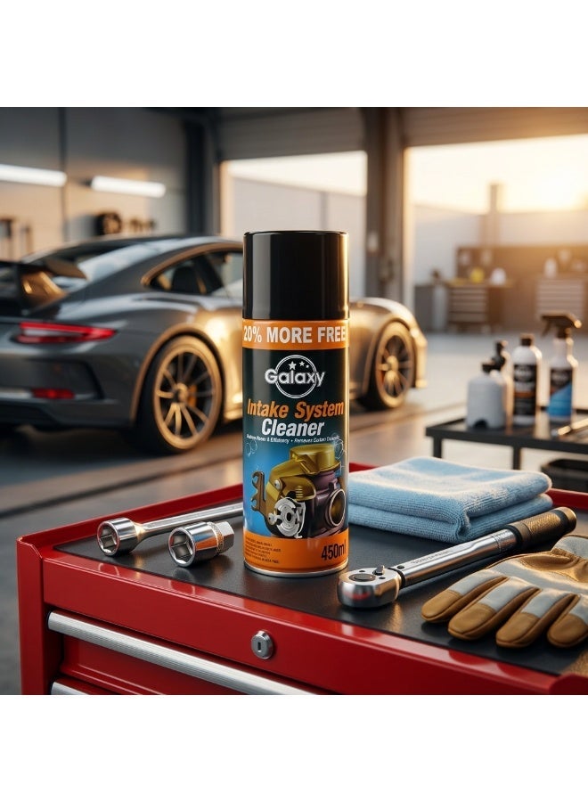 Galaxy Intake System Cleaner Spray 450ml - Restores Power & Efficiency, Removes Carbon Deposits, Engine Performance Booster, Fuel System Cleaner for Cars, Trucks & Motorcycles - Image 3