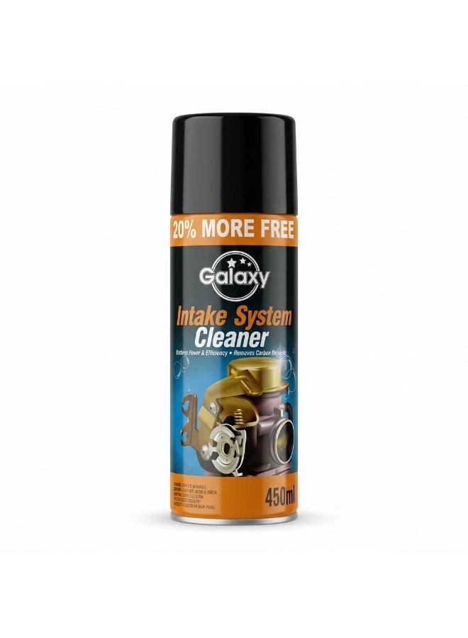 Galaxy Intake System Cleaner Spray 450ml - Restores Power & Efficiency, Removes Carbon Deposits, Engine Performance Booster, Fuel System Cleaner for Cars, Trucks & Motorcycles - Image 1