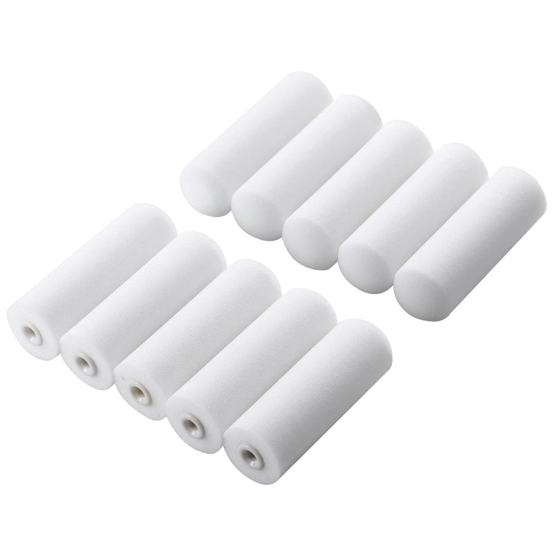Foam Paint Roller4 Sponge Mini RefillHigh Density Foam Paint Roller Covers for Use on Finest Finishes Flat Surfaces10Pack