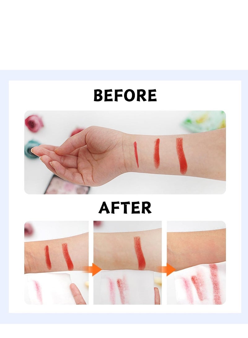 Generic 50Pcs Make Up Wipes, Disposable Hyaluronic acidEssence Makeup Remover Wet Wipes, 100% Plant-Based, Bio-Degradable, Gentle on Dry Skin, Leaves Face Fresh u0026 Clean  - Image 3