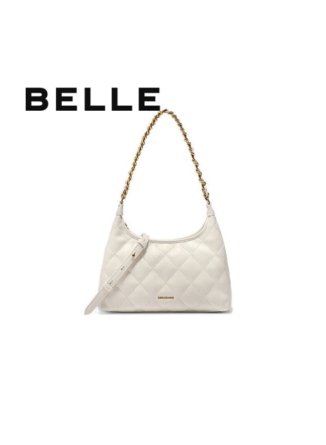 Belle [new Year Gift] Women's Handbag, 2025 New Style, Luxurious Chanel-style Chain Bag, Crossbody Bag X7206ax5, Beige - Image 1