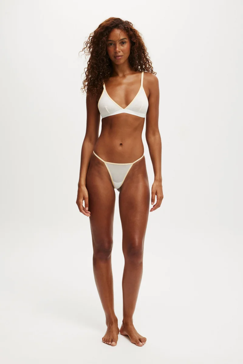 Body SPORTY MESH TRIANGLE BRALETTE