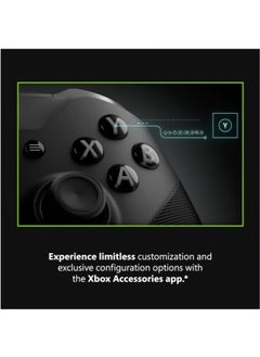 Neutral Xbox Elite Series 2 Core Wireless Gaming Controller – Black – Xbox Series X|S, Xbox One, Windows PC, Android, and iOS  - Image 2