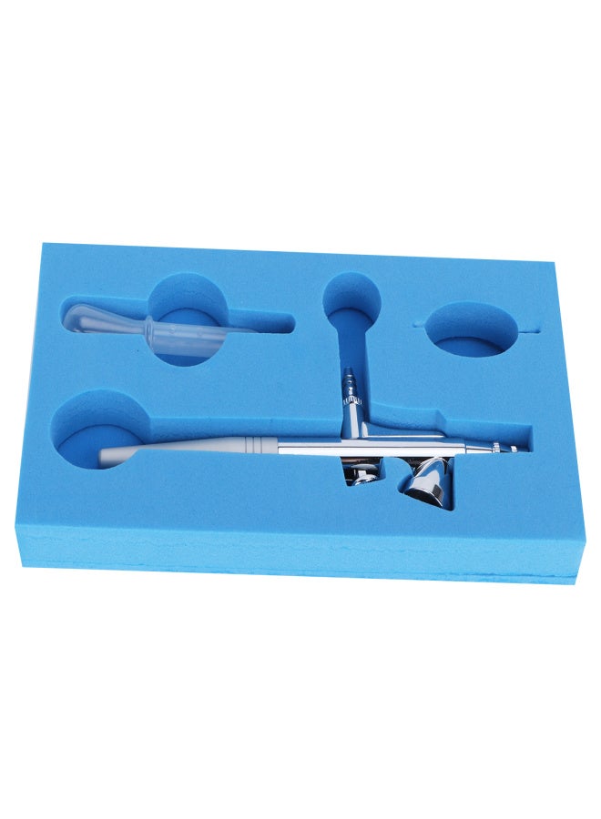 Airbrush Set Ceramic Art Tool DIY Spray Paint Model Inkjet Straight Single Action G-136Hole Diameter 0.4mm - Image 1