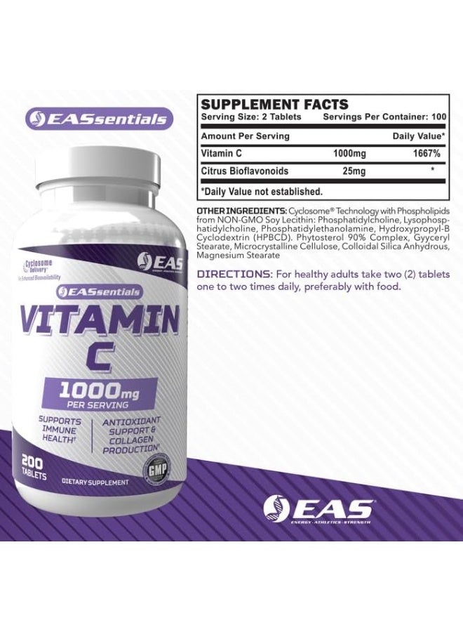EAS أقراص فيتامين C 1000 ملغ للبالغين - Image 2