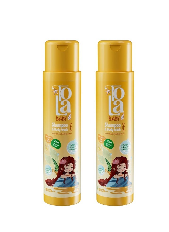 Tola - Tola baby shampoo & body wash 1+1 - Image 1