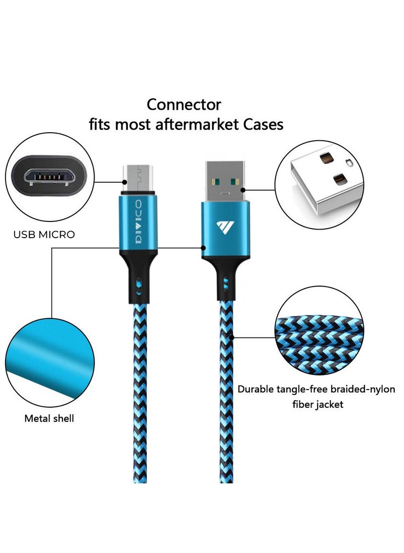 Micro USB Data Cable 3 Meter Copper Core Micro USB Mobile Charger Cable 5V 2.4A DIVICO C0005Vb3