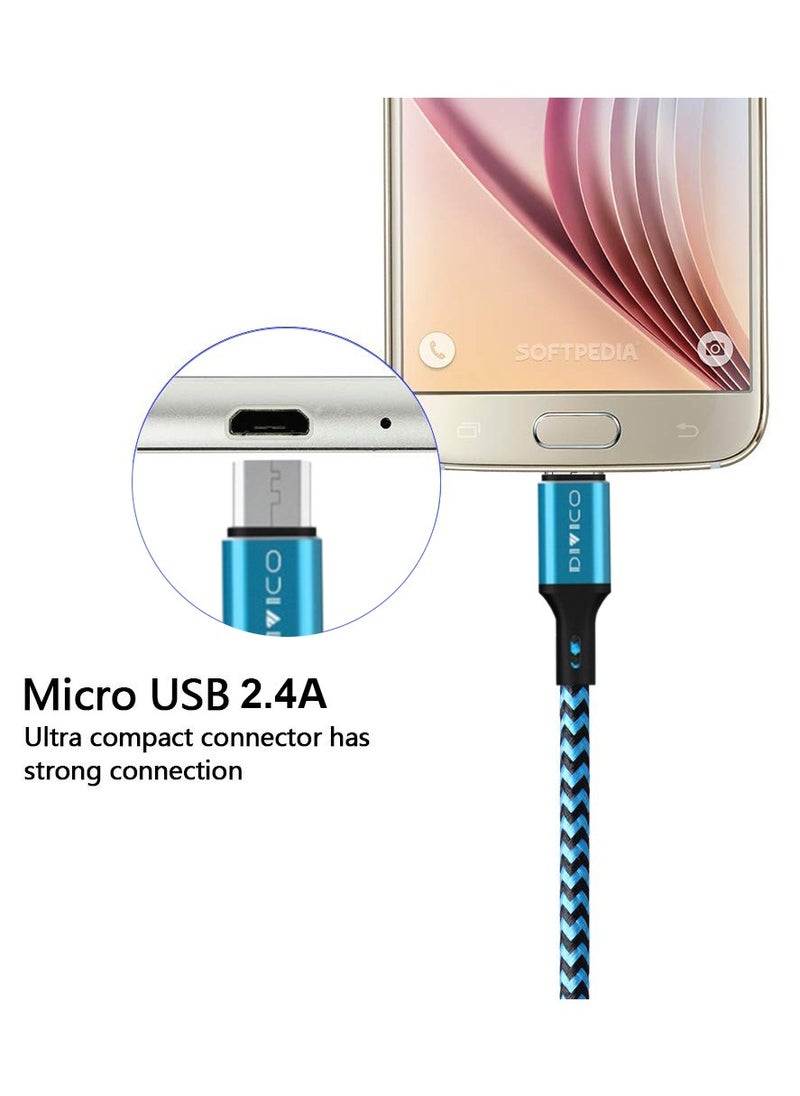 Micro USB Data Cable 3 Meter Copper Core Micro USB Mobile Charger Cable 5V 2.4A DIVICO C0005Vb3