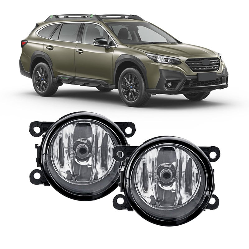 LEVANLIGHT Pair LHRH Fog Light Lamp For AcuraHDFDSuzukietc Replacement 4F9Z15200AA 4F9Z15200AACP Clear Lens Assemblies w 55W H11 Halogen Bulbs Universal Lamp