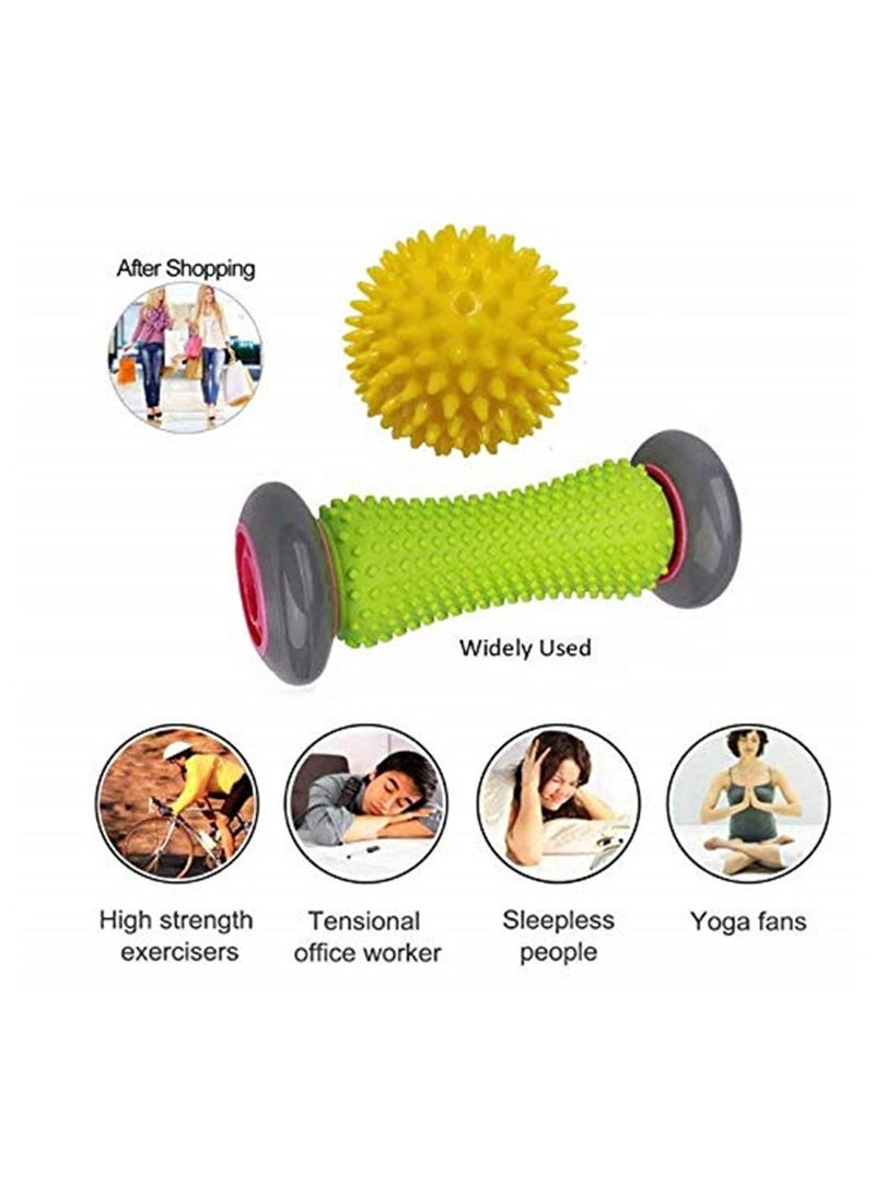 Foot Massage Roller Muscle Roller Stick Wrists and Forearms Exercise Roller Massager for Plantar Fasciitis - Image 5