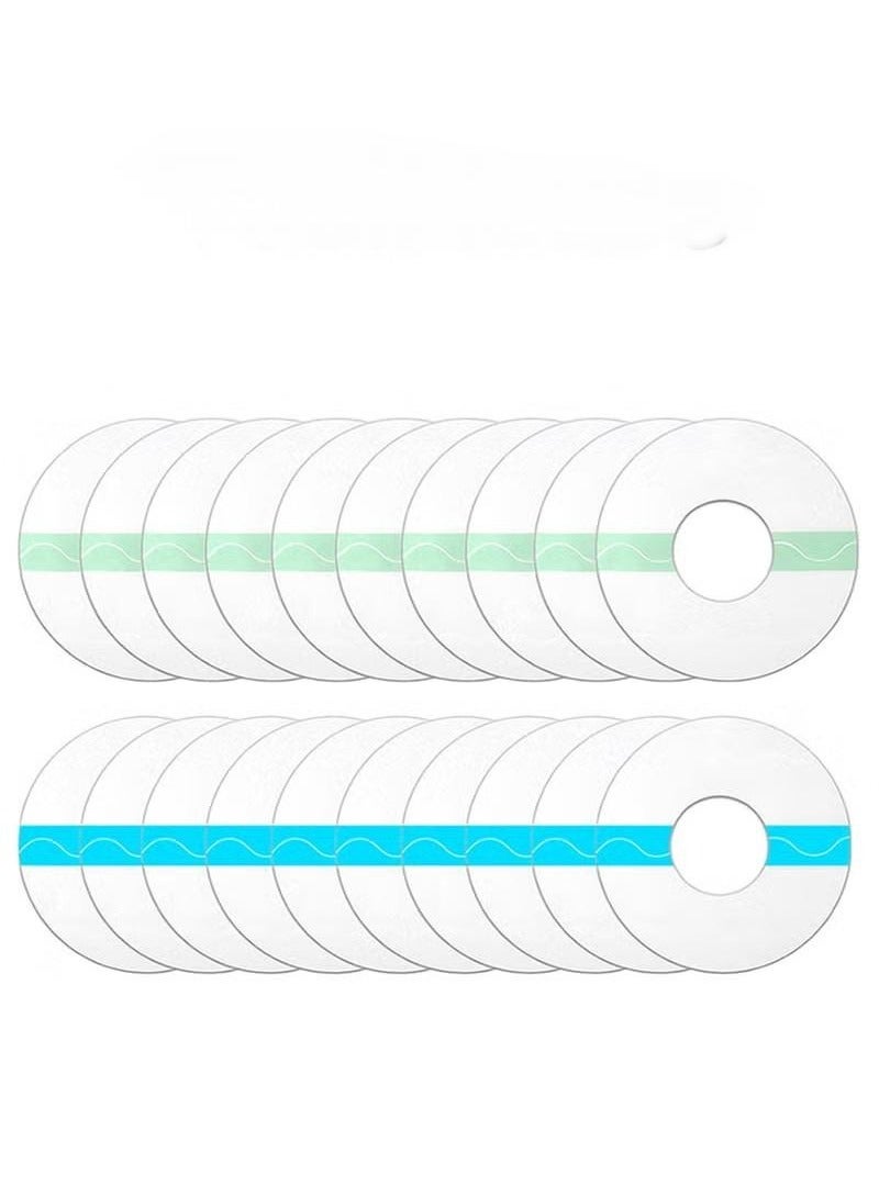 Generic 20 Pack Waterproof Adhesive Patches Hypoallergenic Sensor Covers Flexible Sticker Pre-Cut Film Tape for Shower Sports  - Image 1