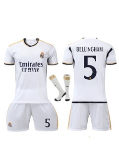 ماركة غير محددة بدلة رياضية لكرة القدم للأطفال من ريال مدريد للشباب  - Image 5