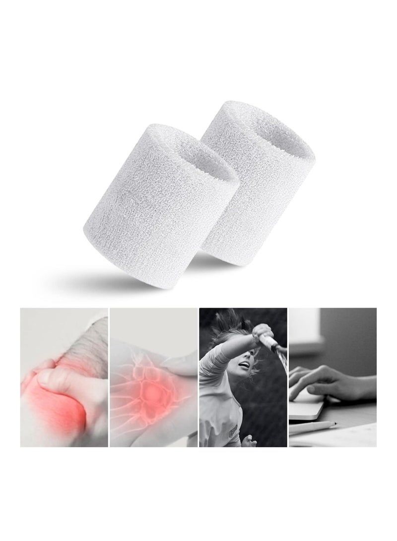 Spall Direct Absorbent Wrist Sweatbands for Athletic Men and Women - 6 Pcs Tennis Wrist Sweat Bands for Gym & Running-Wicking Wristbands for Exercise - Image 5