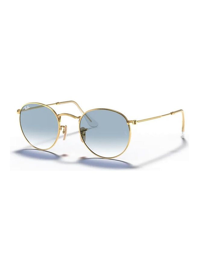 Ray-Ban Unisex Round Flat Sunglasses RB3447- Lens Size-50mm-Blue - Image 2