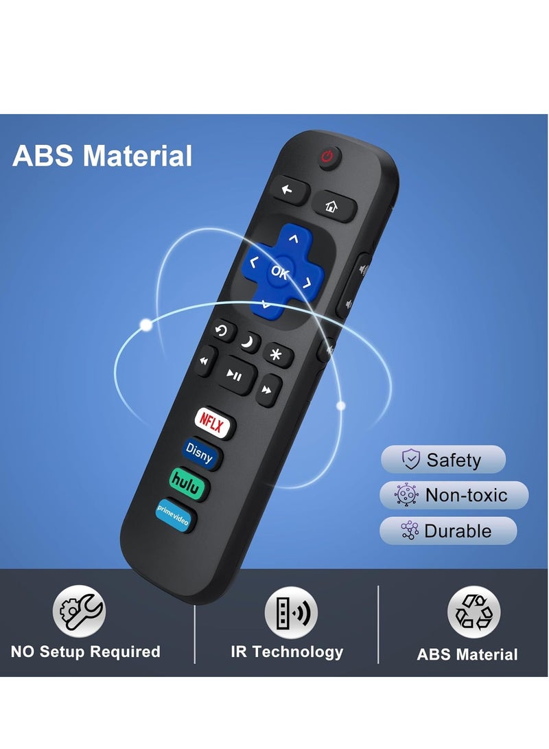 ELTRAZONE RC280 RC282 Replacement Remote Control for TCL Roku Smart LED TV with Buttons for Netflix, Sling, Hulu, Direct TV Now – With Battery - Image 4