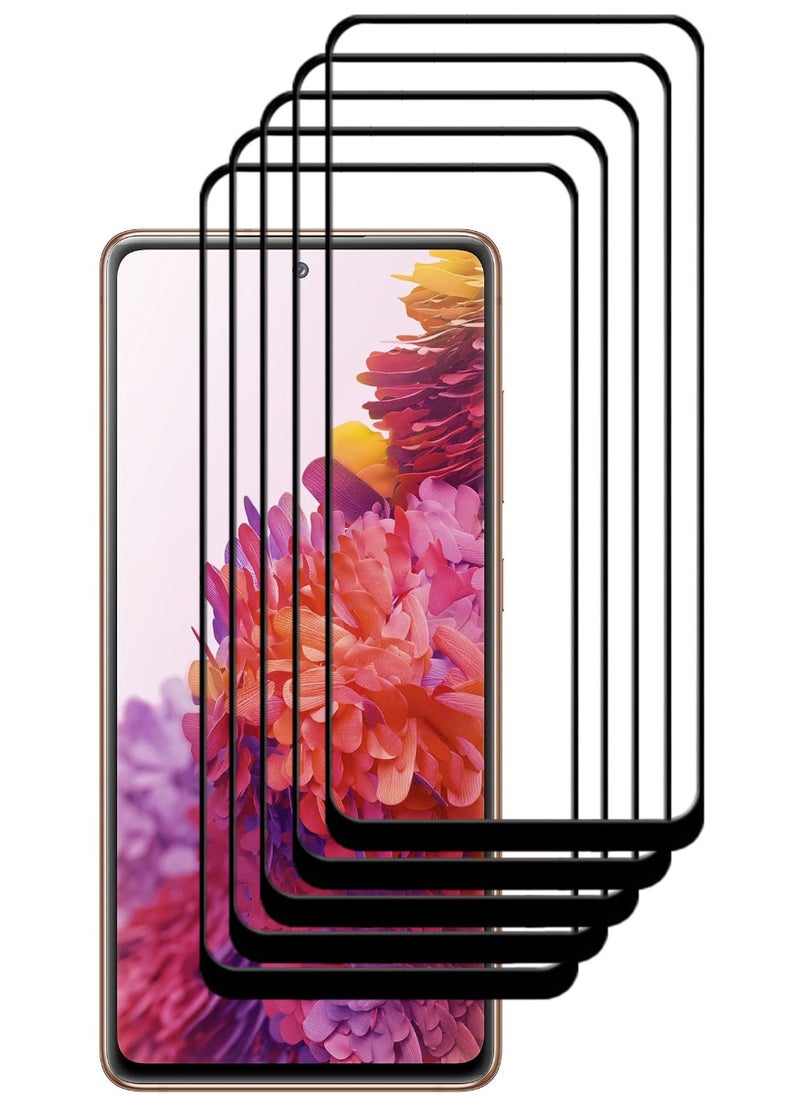 ACLIX 5 Pieces Antistatic ESD Dustproof Premium Quality High Definition Tempered Glass Screen Protector Designed For Samsung Galaxy S20 FE - Image 1