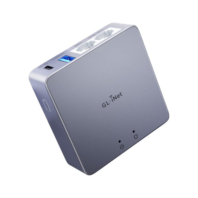 GL.iNet GLiNet MT2500ABrume 2 Professional Mini VPN Security Gateway Home Office Remote Work SitetoSite WireGuard OpenVPN Server Client 247 Connection 25G WAN USB30 OpenWrt NO WiFi Ethernet Only - Image 2