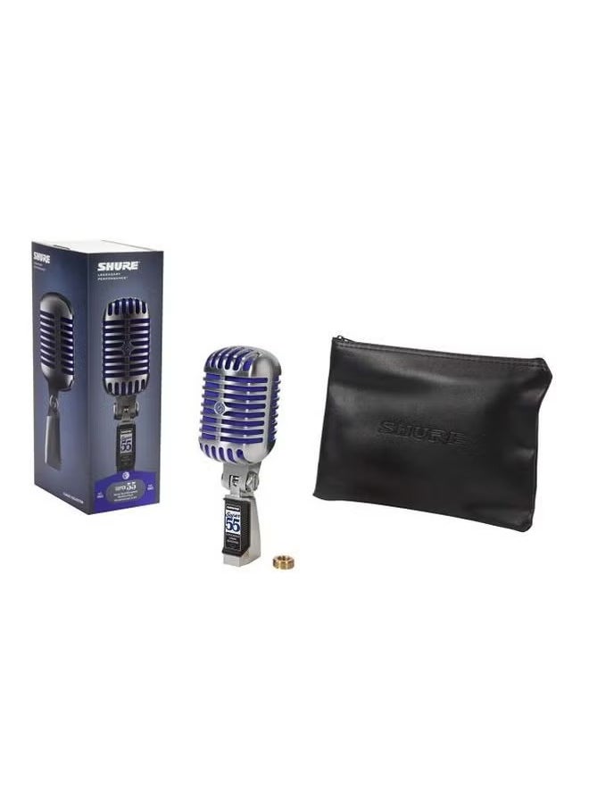 Shure - Shure Super 55-X Deluxe Classic Vocal Microphone Supercardioid Dynamic - Image 1