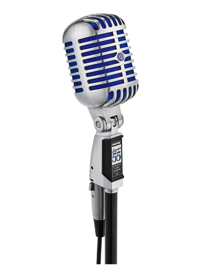 Shure - Shure Super 55-X Deluxe Classic Vocal Microphone Supercardioid Dynamic - Image 1