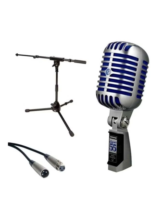 Shure - Shure Super 55-X Deluxe Classic Vocal Microphone Supercardioid Dynamic - Image 1