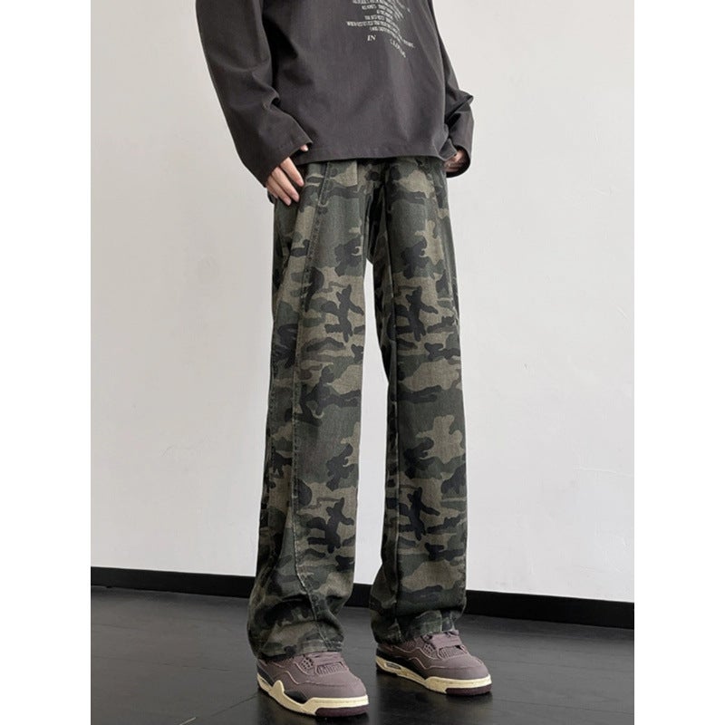 Unisex Classic Denim Jeans Loose Fit Daily Outdoor Wear - Image 3