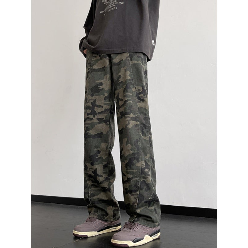Unisex Classic Denim Jeans Loose Fit Daily Outdoor Wear - Image 4