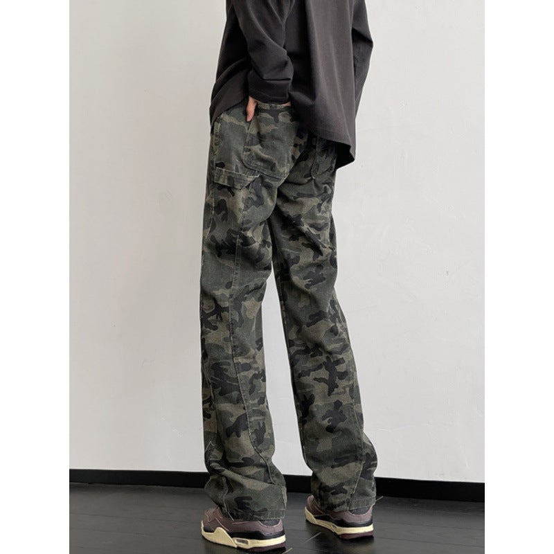 Unisex Classic Denim Jeans Loose Fit Daily Outdoor Wear - Image 5