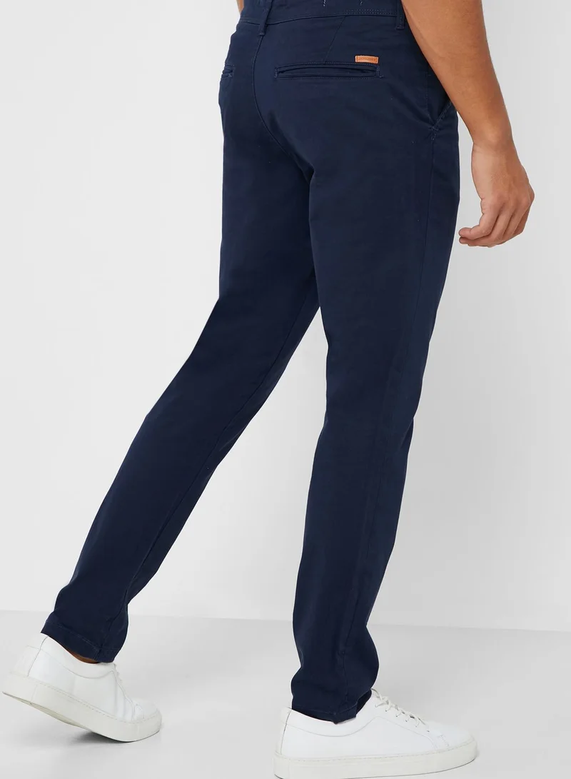 جاك اند جونز بنطال تشينو سلم فت