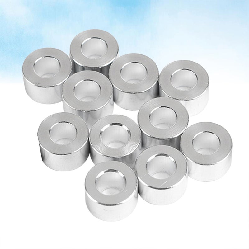 20 Pcs Aluminum Column Flat Gasket Bushings 6mm Aluminum Bushings Aluminum Barrier 3D Printer Accessories ( ) - Image 1