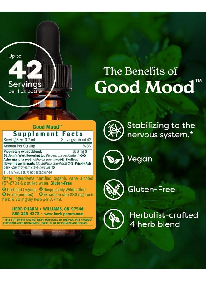 Herb Pharm Good Mood Liquid Herbal Formula with St. John's Wort for Healthy Emotional Balance - 1 Ounce - Image 2