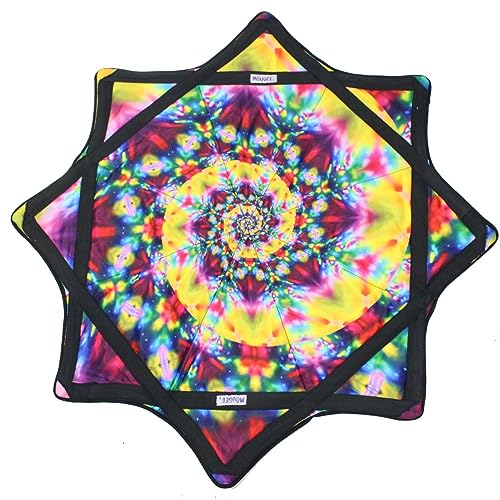 Mougee Classic Flow Star Artist Series EON Design Collection for Beginners Advanced Fun Challenging Double Stitched Flow Toy Durable 27 Diameter Fractalicious - Image 1