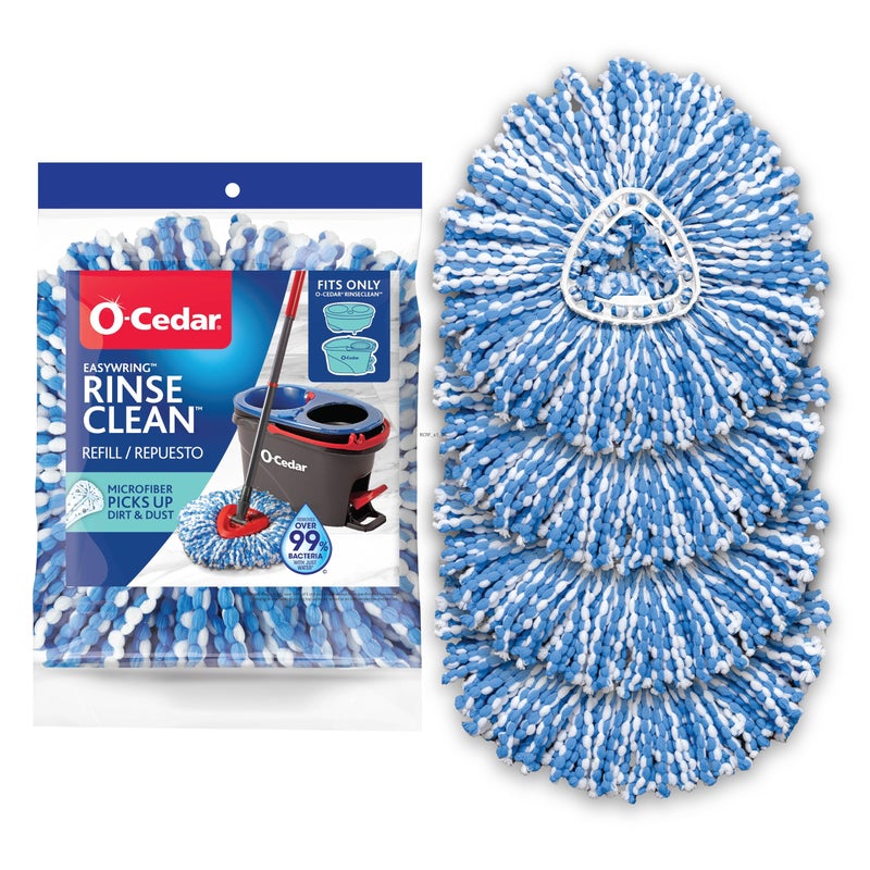 عبوة إعادة تعبئة OCedar EasyWring RinseClean 4 حزمة زرقاء 4 عدّاد