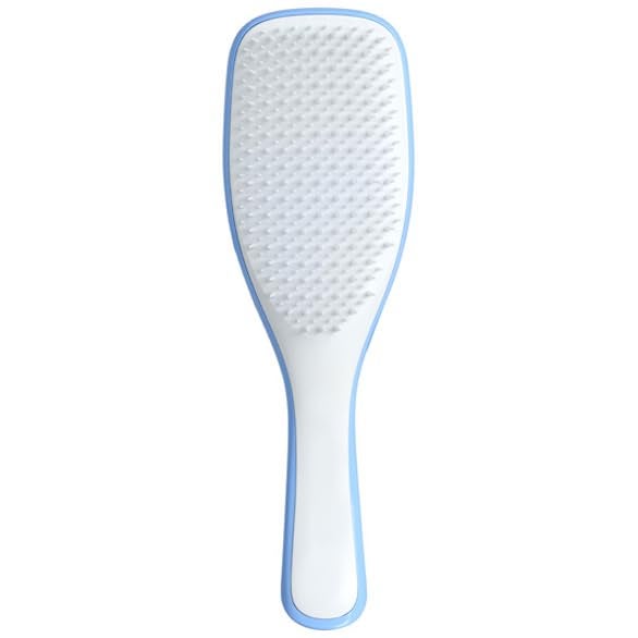 N Treck Paddle Detangler Brush for Men & Women | Comb for Dry & Wet Styling | Flexible Bristles Gently Glide Through Hair & Massage Scalp | Reduces Damage - Pack of 1, Blue - Image 2