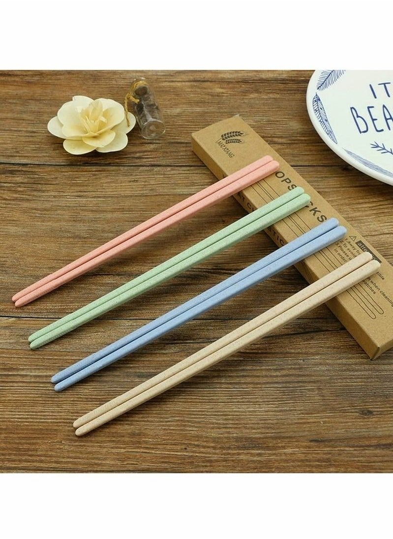 نيبمينينت Reusable Chopsticks, Tree Planted with Sale Award Winning Eco Friendly Gift Chinese Minimalist Dishwasher Safe Wooden, Plastic & Metal Chopstick Alternative - 4 Pairs  - Image 4