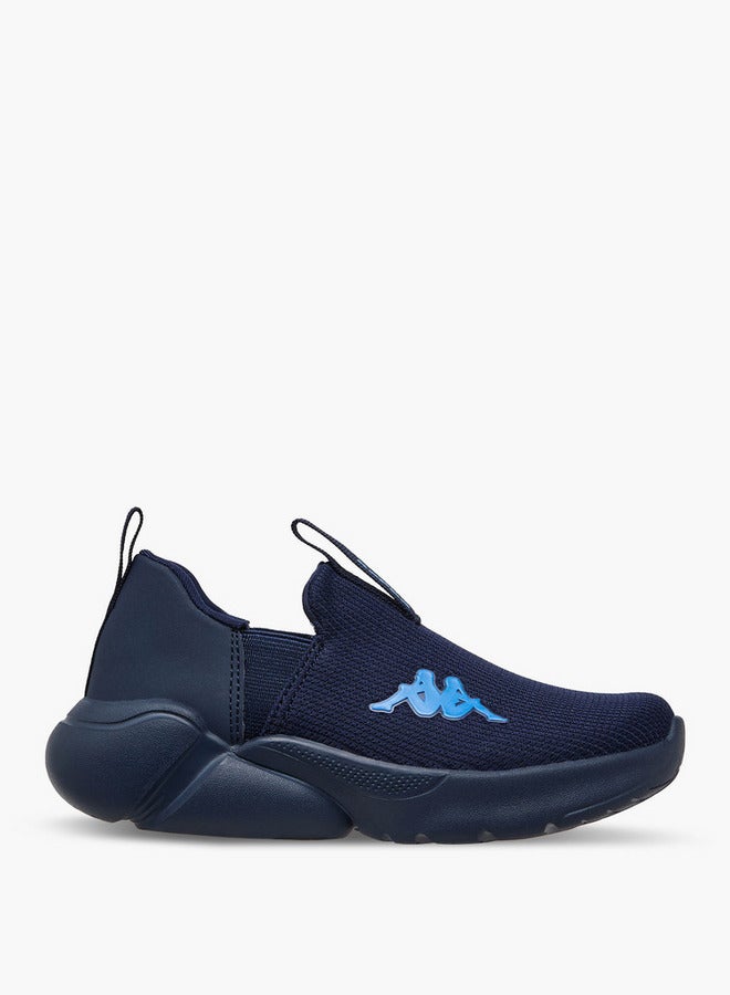 Kappa Boys' Logo Detail Slip-On Sports Shoes with Pull Tab - Image 3