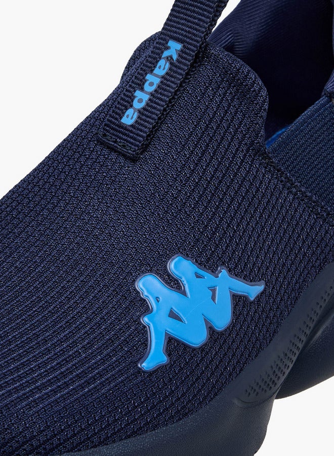 Kappa Boys' Logo Detail Slip-On Sports Shoes with Pull Tab - Image 4