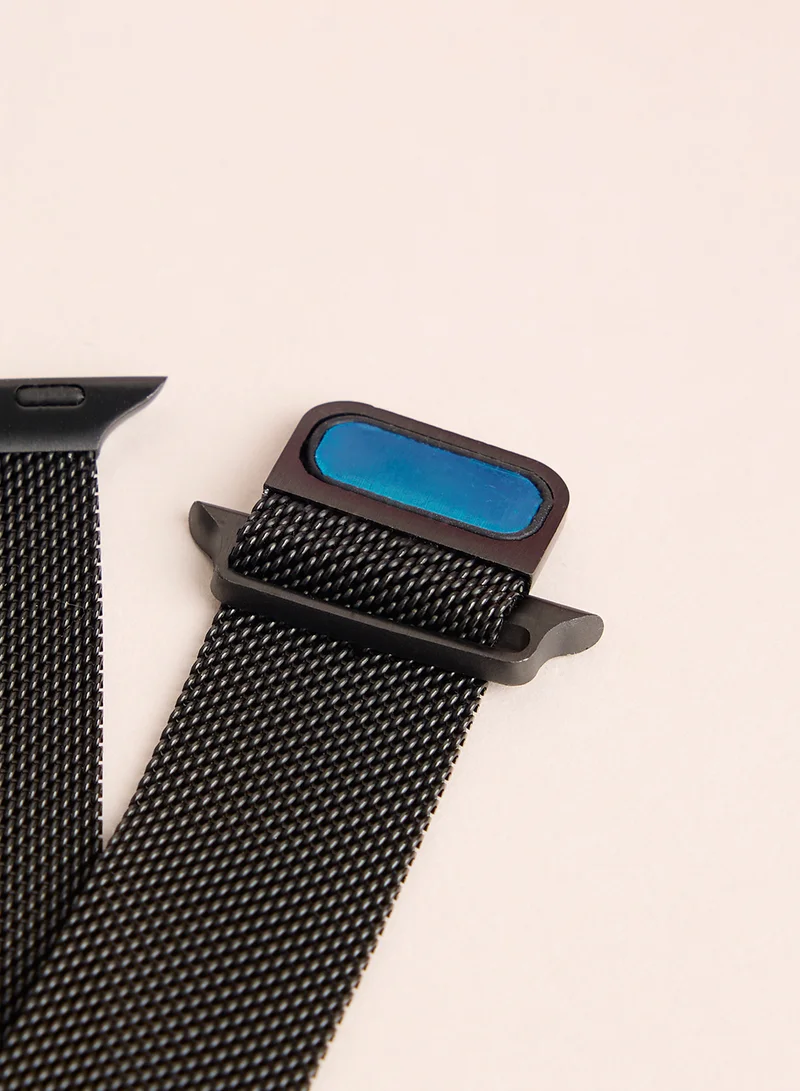 COCONUT LANE Magneticblackapple Watch Strap 38/40