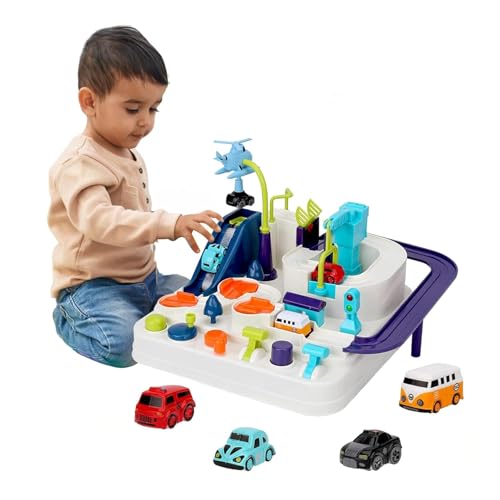 Kidology Magnetic Train Track Set for Kids | 70-Piece Flexible 3D Magnetic Monorail with Motorized Train | DIY Gravity-Defying Race Track Toy for STEM Learning | Gift for Kids Age 3+ - Image 3