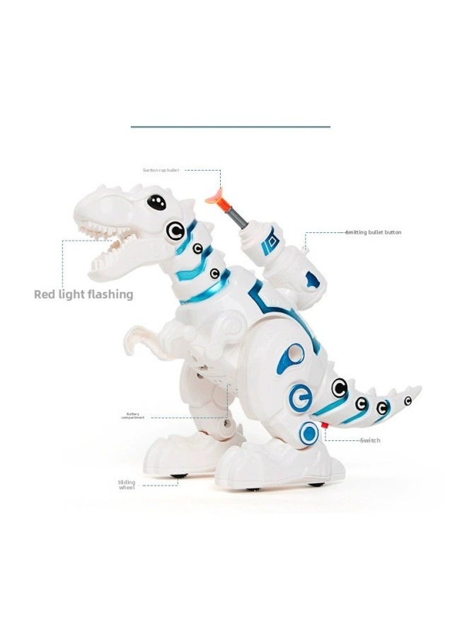 Jierle Electric Mechanical Dinosaur Walking Light Sound Effect Dinosaur Model Boy Children's Toy Gift Box-Specification:0839 Electric Mechanical Dinosaur  - Image 3